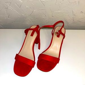 Red Forever21 Heels